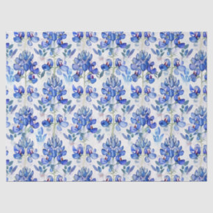 Bluebonnet Texas Wild Flower Pattern Tissue Paper