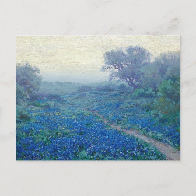 Bluebonnets at Sunrise | Julian Onderdonk Postcard (Front)