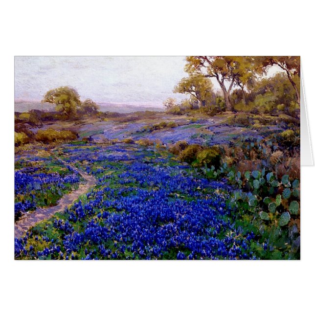 Bluebonnets at Twilight, North of San Antonio (Front Horizontal)