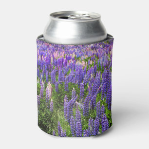 Bluebonnets Blue Flowers Texas Floral Can Cooler