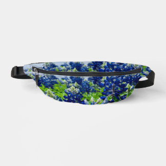 Bluebonnets Blue Flowers Texas texan Floral Bum Bags