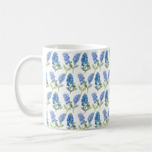 Bluebonnets Blue Flowers Texas Texan Floral  Coffee Mug