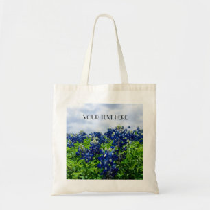 Bluebonnets Blue Flowers Texas texan Floral Tote Bag