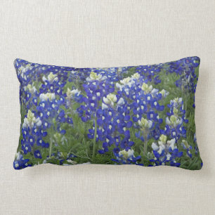 Bluebonnets Field Texas State Flower Lumbar Cushion