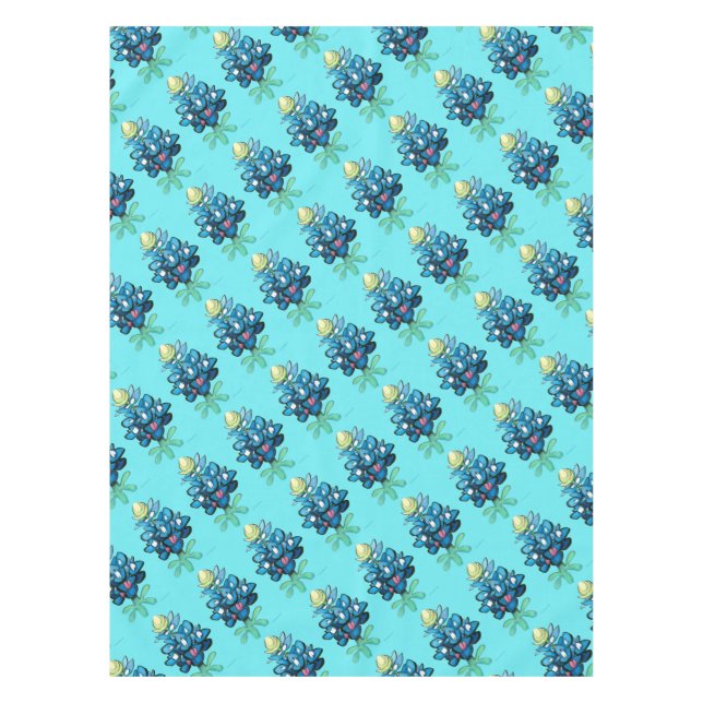Bluebonnets Tablecloth (Front)