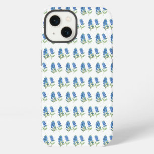 Bluebonnets Texas Blue Flowers Watercolor iPhone 13 Case