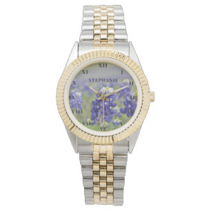 Bluebonnets Texas Flower Lupine Floral Watch