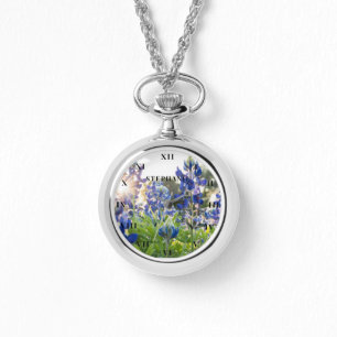 Bluebonnets Texas Flower Lupine Floral Watch