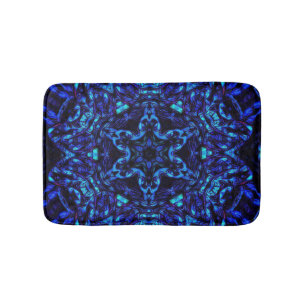 Blued Up Bath Mat