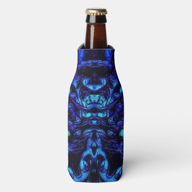 Blued Up Bottle Cooler (Bottle Front)