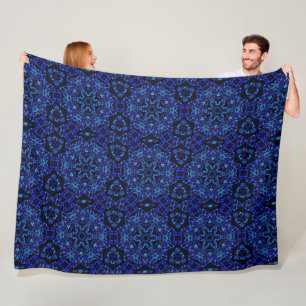 Blued Up Fleece Blanket