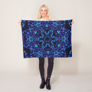 Blued Up Fleece Blanket