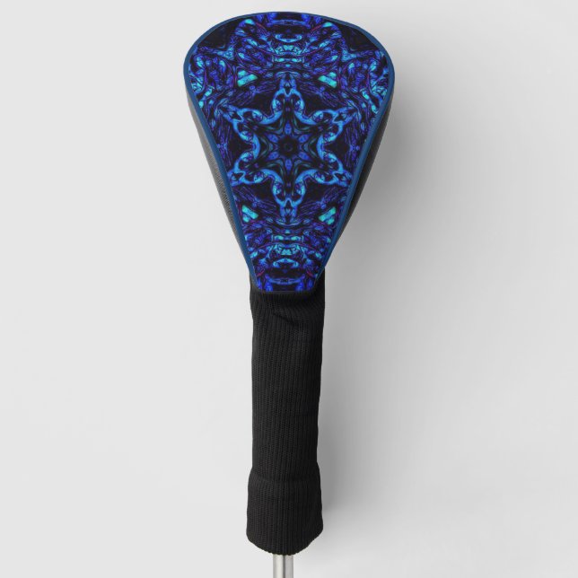 Blued Up Golf Head Cover (Front)