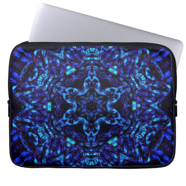 Blued Up Laptop Sleeve (Front)