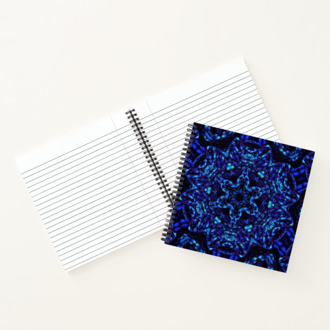 Blued Up Notebook (Inside)