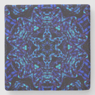 Blued Up Stone Coaster