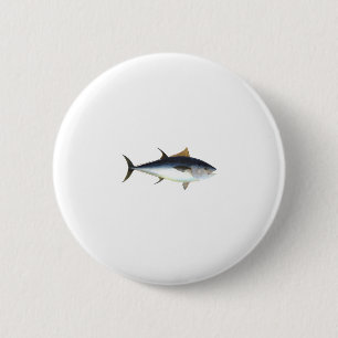 Bluefin Tuna 6 Cm Round Badge