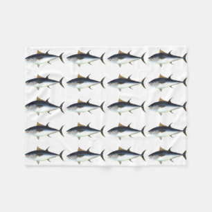 Bluefin Tuna illustration Fleece Blanket