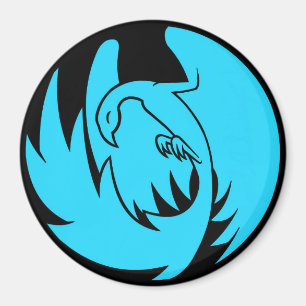 BlueFireArts Fire Bird Magnet