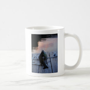 Bluegill at sunset Lake Arrowhead Coffee Mug