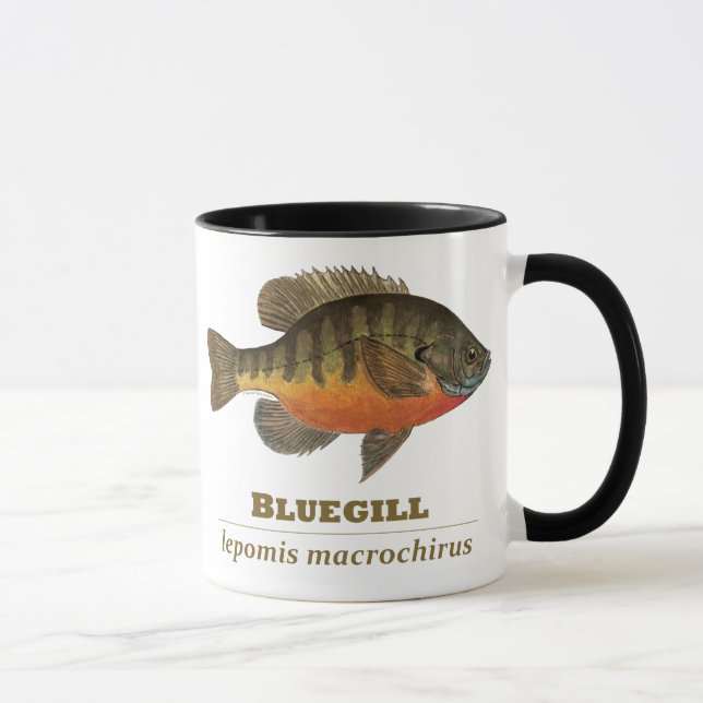 Bluegill Bream Fishing Mug (Right)