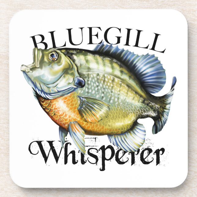 Bluegill Whisperer Coaster (Front)