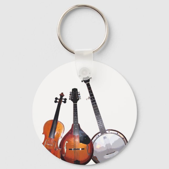Bluegrass Band Key Ring (Front)