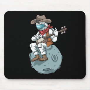 Bluegrass Banjo Country Music Banjo Gift Cowboy Mouse Pad