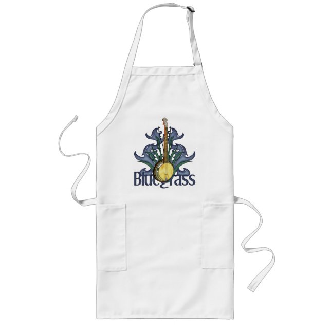 Bluegrass Banjo Design Apron (Front)