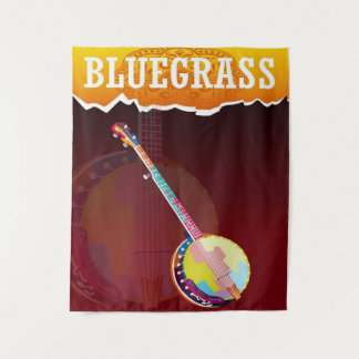 bluegrass banjo tapestry