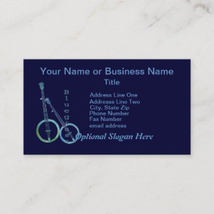 Bluegrass Banjos Business Card
