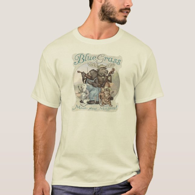 Bluegrass Critters by Mudge Studios T-Shirt (Front)