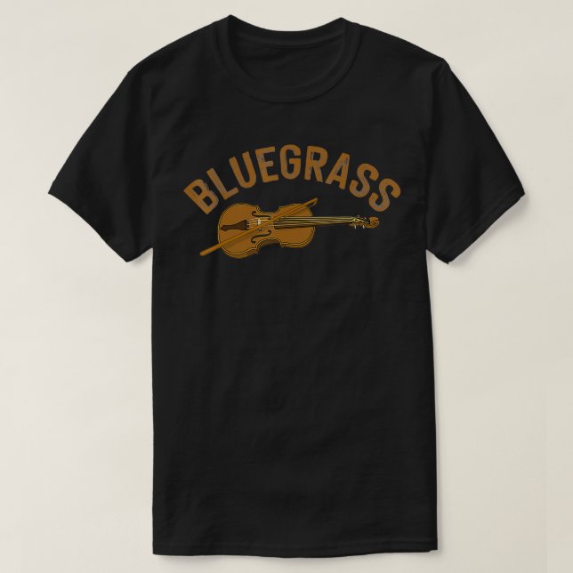 Bluegrass Fiddle  T-Shirt (Design Front)
