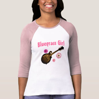 "Bluegrass Girl" Jersey T~shirt SIZE: Large (PINK) T-Shirt