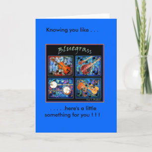 BLUEGRASS GREETING CARD