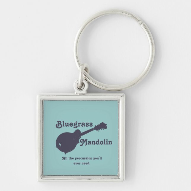 Bluegrass Mandolin - All the Percussion You Need Key Ring (Front)