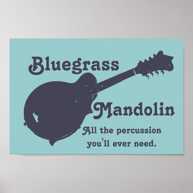 Bluegrass Mandolin - All the Percussion You Need Poster (Front)
