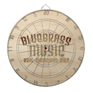 Bluegrass Music Real Musicians Only Old Time Wood Dartboard