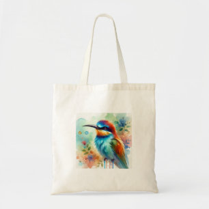 Blueheaded Beeeater 200624AREF225 - Watercolor Tote Bag