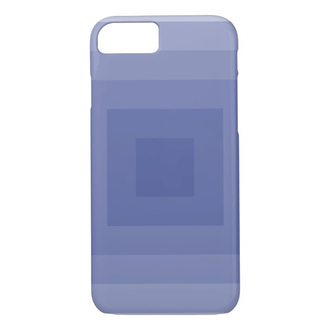 Blueish Purple Square Geometric Case-Mate iPhone Case (Back)