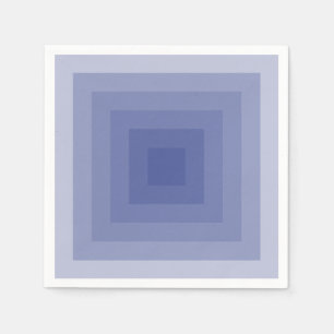 Blueish Purple Square Geometric Napkin