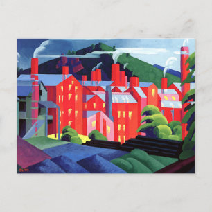 Bluemner - Jersey Silk Mills, Postcard