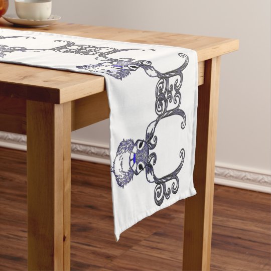 Bluenoser Blue nose Reindeer deer table runner
