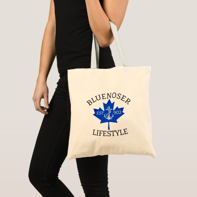 Bluenoser Lifestyle Maple leaf 902 Eh !  Tote Bag (Front (Product))