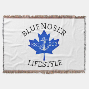 Bluenoser Lifestyle Maple leaf 90 Eh! Throw Blanket