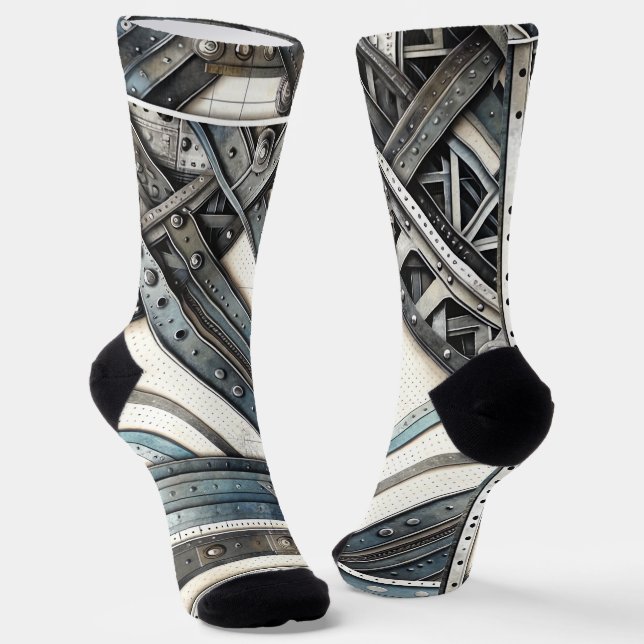 Blueprint Design- Architect's Decor Socks (Angled)