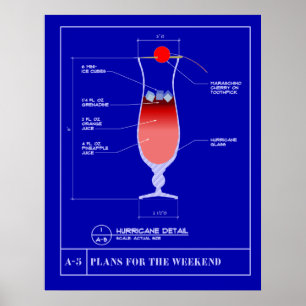 Blueprint for a Hurricane Poster