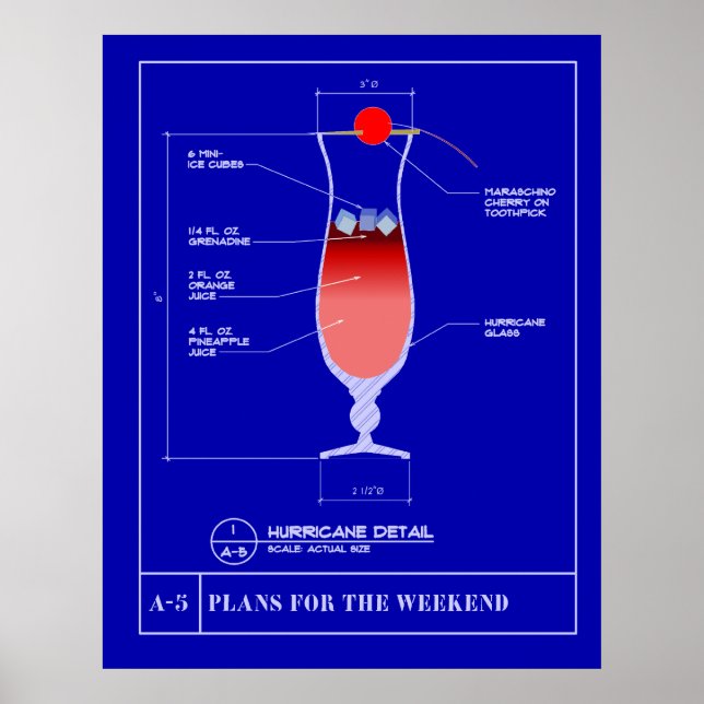 Blueprint for a Hurricane Poster (Front)