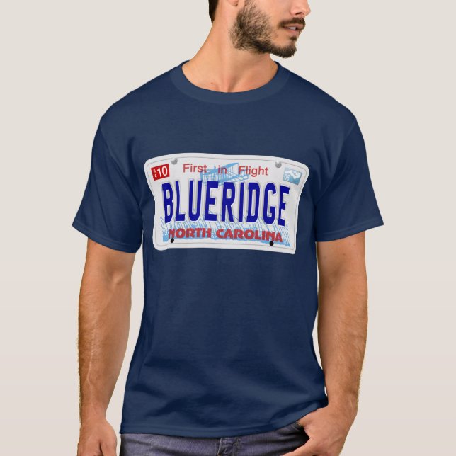 BLUERIDGE - NC Plate T-Shirt (Front)