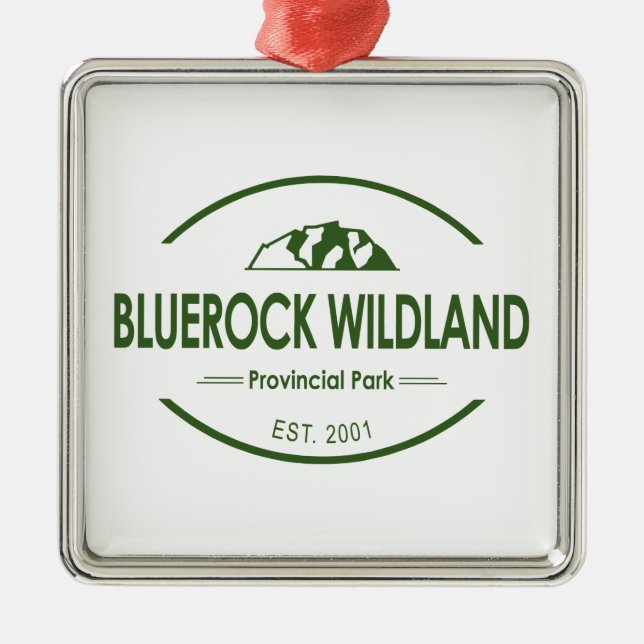 Bluerock Wildland Provincial Park Metal Ornament (Front)